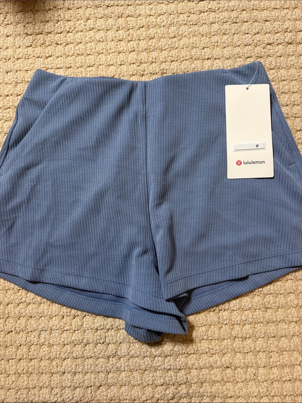 lululemon Ribbed Softstreme HR Short 2"